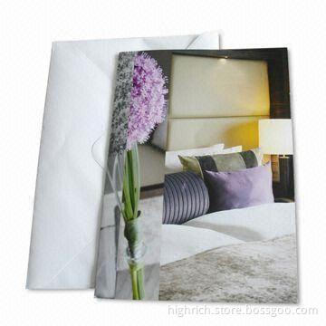 Greeting Card with Sound and 250g White Paper Card Material, Customized Designs are Welcome